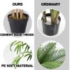 imageGoplus Artificial Bamboo Tree 5ft Tall Faux Bamboo Plant Large Fake Tree with Leaves and Natural Trunk Greenery Floor Artificial Plants in Pots for Home Office Living Room Indoor Outdoor Decor