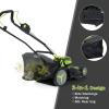 imageGoplus Cordless Lawn Mower 18 Inch Electric Push Mower w 6 Adjustable Cutting Height Brushless Motor Two 40Ah Lithium Battery Packs ampamp Chargers Included 40V2 x 20V