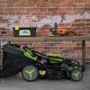 imageGoplus Cordless Lawn Mower 18 Inch Electric Push Mower w 6 Adjustable Cutting Height Brushless Motor Two 40Ah Lithium Battery Packs ampamp Chargers Included 40V2 x 20V