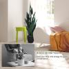 imageGoplus Fake Snake Plant 2 Pack 36quot Tall Artificial Potted Floor Plant Large Faux Sansevieria Plant with 6 Pot and 20pcs Leaves for Living Room House Modern Office Indoor DecorGreen  2 Pack