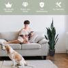 imageGoplus Fake Snake Plant 2 Pack 36quot Tall Artificial Potted Floor Plant Large Faux Sansevieria Plant with 6 Pot and 20pcs Leaves for Living Room House Modern Office Indoor DecorGreen  2 Pack