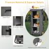 imageGoplus Folding Camping Storage Cabinet Pop Up Outdoor Camping Kitchen Station with Large 3Tier Storage Organizer Carry Bag Easy Set Up Portable Compact Camping Table for BBQ Picnic Backyard 5547