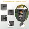 imageGoplus Folding Camping Storage Cabinet Pop Up Outdoor Camping Kitchen Station with Large 3Tier Storage Organizer Carry Bag Easy Set Up Portable Compact Camping Table for BBQ Picnic Backyard 5535