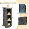 imageGoplus Folding Camping Storage Cabinet Pop Up Outdoor Camping Kitchen Station with Large 3Tier Storage Organizer Carry Bag Easy Set Up Portable Compact Camping Table for BBQ Picnic Backyard 5555