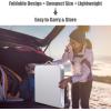 imageGoplus Folding Camping Table with Storage Aluminum Outdoor Camp Table with 2Level Adjustable Height Lightweight Portable Foldable Picnic Table for Tailgating Beach BBQ Party RVGrey