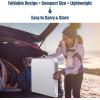 imageGoplus Folding Camping Table with Storage Aluminum Outdoor Camp Table with 2Level Adjustable Height Lightweight Portable Foldable Picnic Table for Tailgating Beach BBQ Party RVBlue