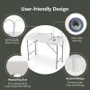 imageGoplus Folding Fish Cleaning Table with Sink and Faucet Heavy Duty Fillet Table with Hose Hook Up Portable Outdoor Camping Sink Station Hunting Cutting Table for Dock Beach Patio Picnic