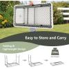 imageGoplus Folding Fish Cleaning Table with Sink and Faucet Heavy Duty Fillet Table with Hose Hook Up Portable Outdoor Camping Sink Station Hunting Cutting Table for Dock Beach Patio Picnic