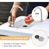 imageGoplus Folding Fish Cleaning Table with Sink and Spray Nozzle Heavy Duty Fillet Table with Hose Hook Up and Faucet Portable Outdoor Camping Sink Station for Dock Beach Patio Picnic