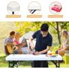 imageGoplus Folding Fish Cleaning Table with Sink and Spray Nozzle Heavy Duty Fillet Table with Hose Hook Up and Faucet Portable Outdoor Camping Sink Station for Dock Beach Patio Picnic