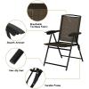 imageGoplus Folding Sling Chairs Sets of 4 Portable Chairs for Patio Garden Pool Outdoor ampamp Indoor wArmrests ampamp Adjustable BackSet of 2