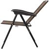 imageGoplus Folding Sling Chairs Sets of 4 Portable Chairs for Patio Garden Pool Outdoor ampamp Indoor wArmrests ampamp Adjustable BackSet of 4