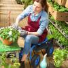 imageGoplus Garden Seat with Wheels Rolling Garden Cart with Adjustable 360 Swivel Seat Tool Tray Basket for Lawn Yard Patio Heavy Duty Gardening Stool Outdoor Wagon Scooter for SeniorsBlue