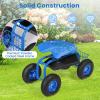 imageGoplus Garden Seat with Wheels Rolling Garden Cart with Adjustable 360 Swivel Seat Tool Tray Basket for Lawn Yard Patio Heavy Duty Gardening Stool Outdoor Wagon Scooter for SeniorsBlue