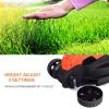 imageGoplus Lawn Mower 13 Inch 2in1 Electric Lawn Mower with Grass Collection Bag Folding Handle Adjustable Cutting Height Corded Push Lawn Mowers for Garden Yard 12 Amp GreenRed