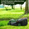 imageGoplus Lawn Mower Electric Lawn Mowers with Grass Collection Box 10 AMP Motor 13quot Cutting Deck 3 Adjustable Cutting Positions WalkBehind Small Corded Lawnmower for Garden Farm YardGreen