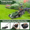 imageGoplus Lawn Mower Electric Lawn Mowers with Grass Collection Box 10 AMP Motor 13quot Cutting Deck 3 Adjustable Cutting Positions WalkBehind Small Corded Lawnmower for Garden Farm YardGreen