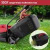 imageGoplus Lawn Mower Electric Lawn Mowers with Grass Collection Box 10 AMP Motor 13quot Cutting Deck 3 Adjustable Cutting Positions WalkBehind Small Corded Lawnmower for Garden Farm YardRed