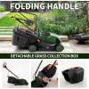 imageGoplus Lawn Mower Electric Lawn Mowers with Grass Collection Box 10 AMP Motor 13quot Cutting Deck 3 Adjustable Cutting Positions WalkBehind Small Corded Lawnmower for Garden Farm YardGreen
