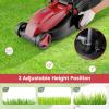 imageGoplus Lawn Mower Electric Lawn Mowers with Grass Collection Box 10 AMP Motor 13quot Cutting Deck 3 Adjustable Cutting Positions WalkBehind Small Corded Lawnmower for Garden Farm YardRed