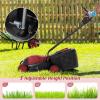 imageGoplus Lawn Mower Electric Lawn Mowers with Grass Collection Box 10 AMP Motor 13quot Cutting Deck 3 Adjustable Cutting Positions WalkBehind Small Corded Lawnmower for Garden Farm YardRed