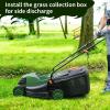 imageGoplus Lawn Mower Electric Lawn Mowers with Grass Collection Box 10 AMP Motor 13quot Cutting Deck 3 Adjustable Cutting Positions WalkBehind Small Corded Lawnmower for Garden Farm YardGreen