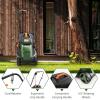 imageGoplus Lawn Mower Electric Lawn Mowers with Grass Collection Box 10 AMP Motor 13quot Cutting Deck 3 Adjustable Cutting Positions WalkBehind Small Corded Lawnmower for Garden Farm YardGreen