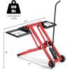 imageGoplus Lawn Mower Lift 500LBS Zero Turn Mower Lift with Hydraulic Jack Mower Lift Jack for Riding Tractors