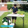 imageGoplus Portable Fish Cleaning Table with Sink Folding Outdoor Camping Sink Station with Hose Hook Up Heavy Duty Fillet Table with Faucet for Dock Beach Patio PicnicFish Table with Sink and Spray Nozzle