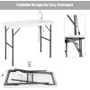 imageGoplus Portable Fish Cleaning Table with Sink Folding Outdoor Camping Sink Station with Hose Hook Up Heavy Duty Fillet Table with Faucet for Dock Beach Patio PicnicFish Table with Sink