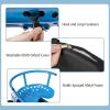 imageGoplus Rolling Garden Seat with Wheels Outdoor Garden Cart with 360 Swivel Seat ampamp Tool Storage 2 Steering Handles Gardening Stool Wagon Scooter Lawn Patio Gardening Workseat for SeniorsBlue