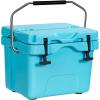 imageGoplus 16 Quart Cooler 24Can Capacity Ice Chest with 2 Cup Holders 35 Days Ice Retention Portable Insulated Ice Box for Camping Fishing Outdoor ActivitiesBlue