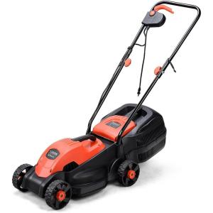 imageGoplus Lawn Mower 13 Inch 2in1 Electric Lawn Mower with Grass Collection Bag Folding Handle Adjustable Cutting Height Corded Push Lawn Mowers for Garden Yard 12 Amp GreenRed