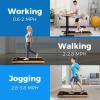 imageGoplus 1100W Folding Treadmill Electric Motorized Power Fitness Running Machine wSupportBlack  Natural