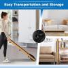 imageGoplus 1100W Folding Treadmill Electric Motorized Power Fitness Running Machine wSupportBlack  Natural