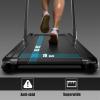 imageGoplus 1100W Folding Treadmill Electric Motorized Power Fitness Running Machine wSupportBlack