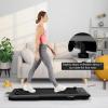 imageGoplus 1100W Folding Treadmill Electric Motorized Power Fitness Running Machine wSupportBlack