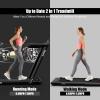 imageGoplus 1100W Folding Treadmill Electric Motorized Power Fitness Running Machine wSupportBlack