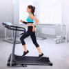 imageGoplus 1100W Folding Treadmill Electric Motorized Power Fitness Running Machine wSupportBlackGrey
