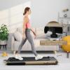 imageGoplus 1100W Folding Treadmill Electric Motorized Power Fitness Running Machine wSupportChampagne