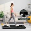 imageGoplus 1100W Folding Treadmill Electric Motorized Power Fitness Running Machine wSupportDark Green