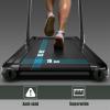 imageGoplus 1100W Folding Treadmill Electric Motorized Power Fitness Running Machine wSupportDark Green