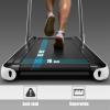 imageGoplus 1100W Folding Treadmill Electric Motorized Power Fitness Running Machine wSupportWhite