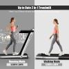 imageGoplus 1100W Folding Treadmill Electric Motorized Power Fitness Running Machine wSupportWhite