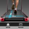 imageGoplus 2 in 1 Folding Electric Treadmill 225HP Superfit Under Desk InstallationFree with Blue Tooth Speaker Remote Control APP Control and LED Display Walking Jogging for Home Office