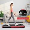 imageGoplus 2 in 1 Folding Electric Treadmill 225HP Superfit Under Desk InstallationFree with Blue Tooth Speaker Remote Control APP Control and LED Display Walking Jogging for Home Office