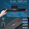 imageGoplus 2 in 1 Folding Treadmill 225HP Electric Under Desk Treadmill WLED Display Blue Tooth Speaker APP ampamp Remote Control Phone Holder Walking Running Machine for Home Office GymNavy