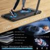 imageGoplus 2 in 1 Folding Treadmill 225HP Electric Under Desk Treadmill WLED Display Blue Tooth Speaker APP ampamp Remote Control Phone Holder Walking Running Machine for Home Office GymBlack