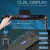 imageGoplus 2 in 1 Folding Treadmill 225HP Electric Under Desk Treadmill WLED Display Blue Tooth Speaker APP ampamp Remote Control Phone Holder Walking Running Machine for Home Office GymBlack