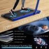 imageGoplus 2 in 1 Folding Treadmill 225HP Electric Under Desk Treadmill WLED Display Blue Tooth Speaker APP ampamp Remote Control Phone Holder Walking Running Machine for Home Office GymNavy